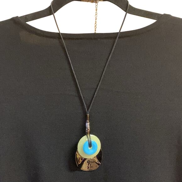 Robert Lee Morris (RLM) Necklace Multi Color Long - Picture 4 of 10